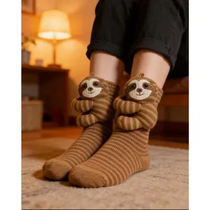 New 3D Animal Socks Winter Home Warm Cute Animal Floor Socks, Adult Christmas Socks