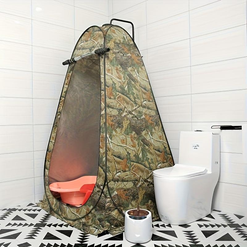 Outdoor portable pop-up tent for bathing and changing clothes, thickened material for sun protection and privacy, mobile toilet tent, portable quick-open changing room tent for fishing, quick-open camping equipment