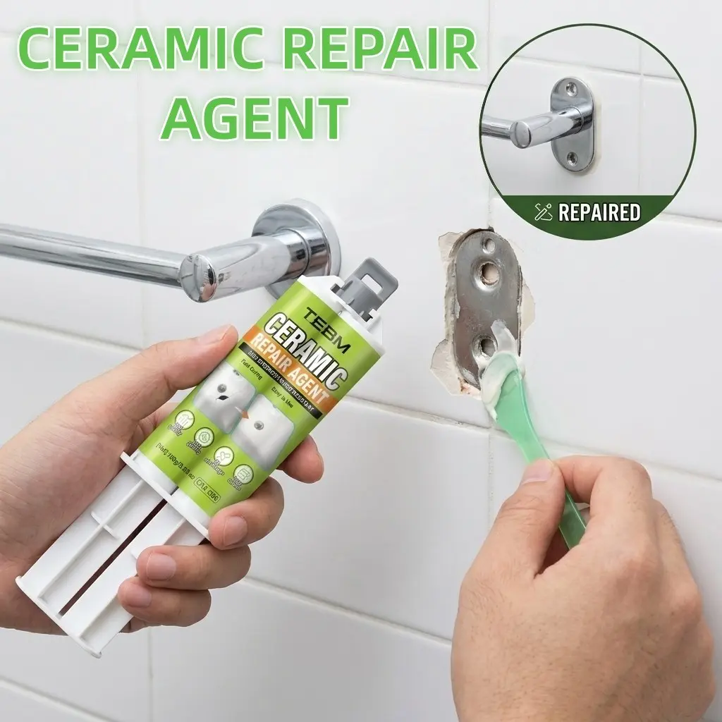 Ceramic Crack Filler, Invisible and Non-Yellowing, Ideal for Fixing Broken Artistic Ceramic Antique Plates, Fine Tea Sets, and Mug Handles