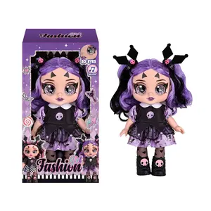 10/13 Inch Kpop Dark Princess Doll Set, Anime Action Figure, Articulated Doll, 5 Joints, Plays Music, Perfect Gift for Girls, Birthday and Festival Gifts