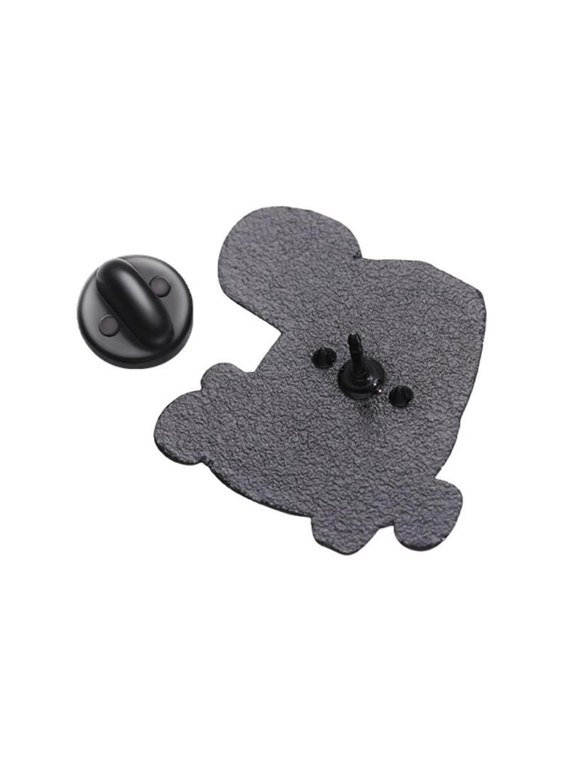 Cute Cartoon Car & Goose Design Brooch, Creative Metal Brooch with Letters Print, Fashion Accessory, Fashion Summer Charm Accessories for Men & Women