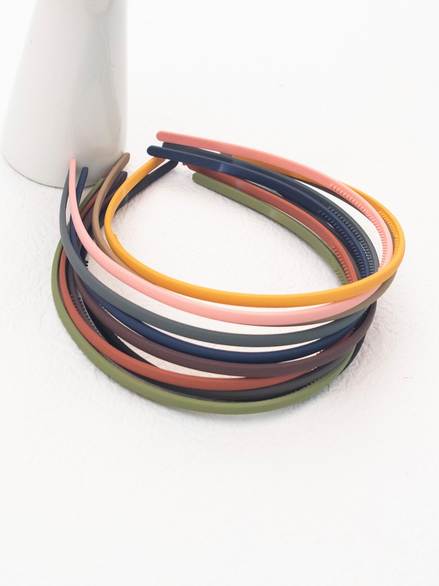 Solid Color Matte Hair Hoop, Fashionable Hair Accessories for Women & Girls, Minimalist Headwear Suitable for Thick Hair