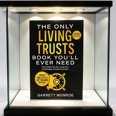 How to Make Your Own Living Trust Book, Essential Guide for Parents, Mom's Story and Dad's Story, Personal Narratives, Estate Planning, Avoid Probate, Comprehensive Resource, Protect Your Heirs, Garrett Monroe