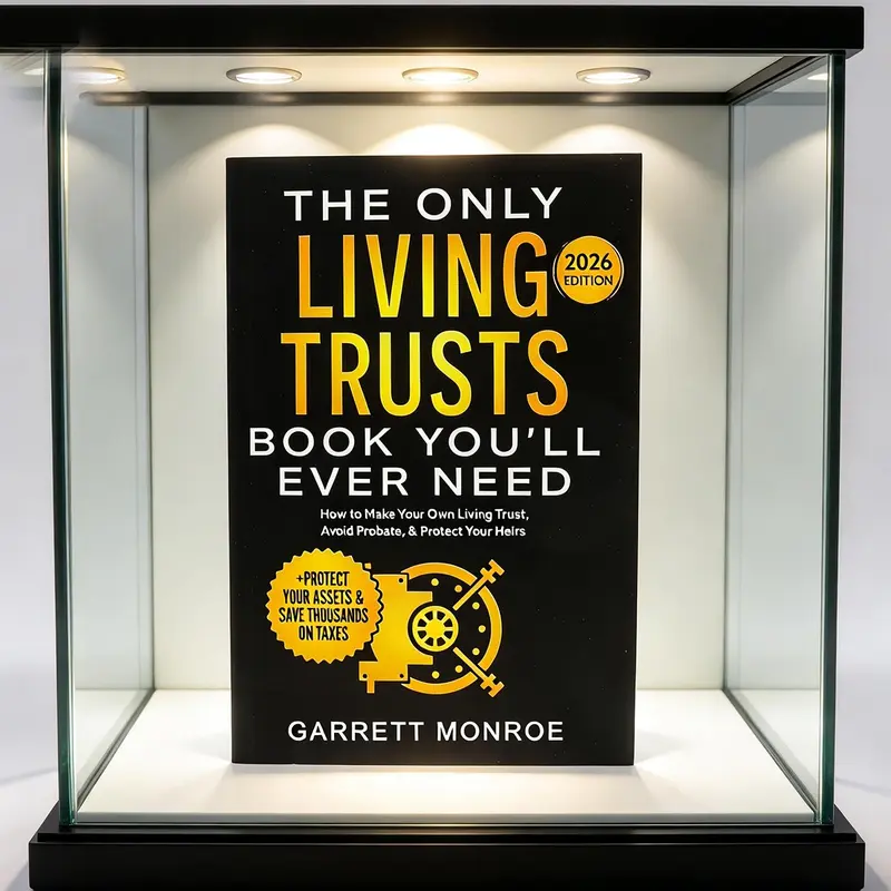 How to Make Your Own Living Trust Book, Essential Guide for Parents, Mom's Story and Dad's Story, Personal Narratives, Estate Planning, Avoid Probate, Comprehensive Resource, Protect Your Heirs, Garrett Monroe