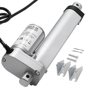 VEVOR 12V Linear Actuator, 4 Inch High Speed 0.6"/s Linear Motion Actuator, 225lbs/1000N with IP54 Protection & Mounting Bracket for Lift Desk, Recliner Chairs, Window Door Opener