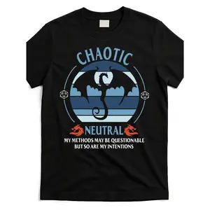 180gMen'S & Women'S Chaotic Neutral D&D Inspired Graphi~Ng ~Open in New Tab
