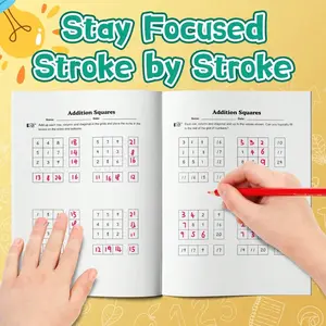 Math Practice Workbook – Number Writing and Calculation Exercises with Counting, Number Order, Addition & Subtraction Drills, Clear Practice Pages, Builds Number Sense, Logic, Focus and Problem-Solving Skills