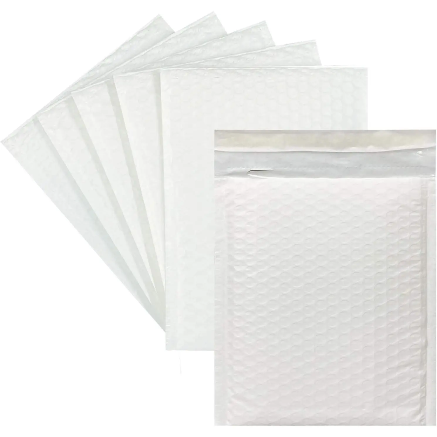 25pcs 10x13 Inch Poly Bubble Mailers Padded Envelopes Bubble Lined Poly Mailer Self Seal Bubble Envelopes Bags（White）for Shipping, Mailing, Packing