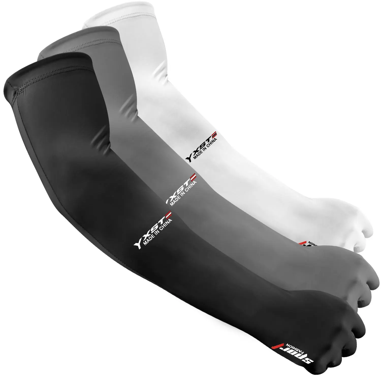 3Pairs Cooling Sun Defense UV Arm Sleeves, Anti-Slip Anti-UV Heat-Wicking Sporty Protective Gear for Men & Women’s Cycling, Fishing, Anti-Uv Protective Gear