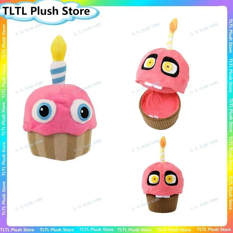 New Five Nights Cupcake Plush Toy Soft Stuffed Animal Horror Game Character Cute Plushie Hot Collectible Gift for Kids Game Fans