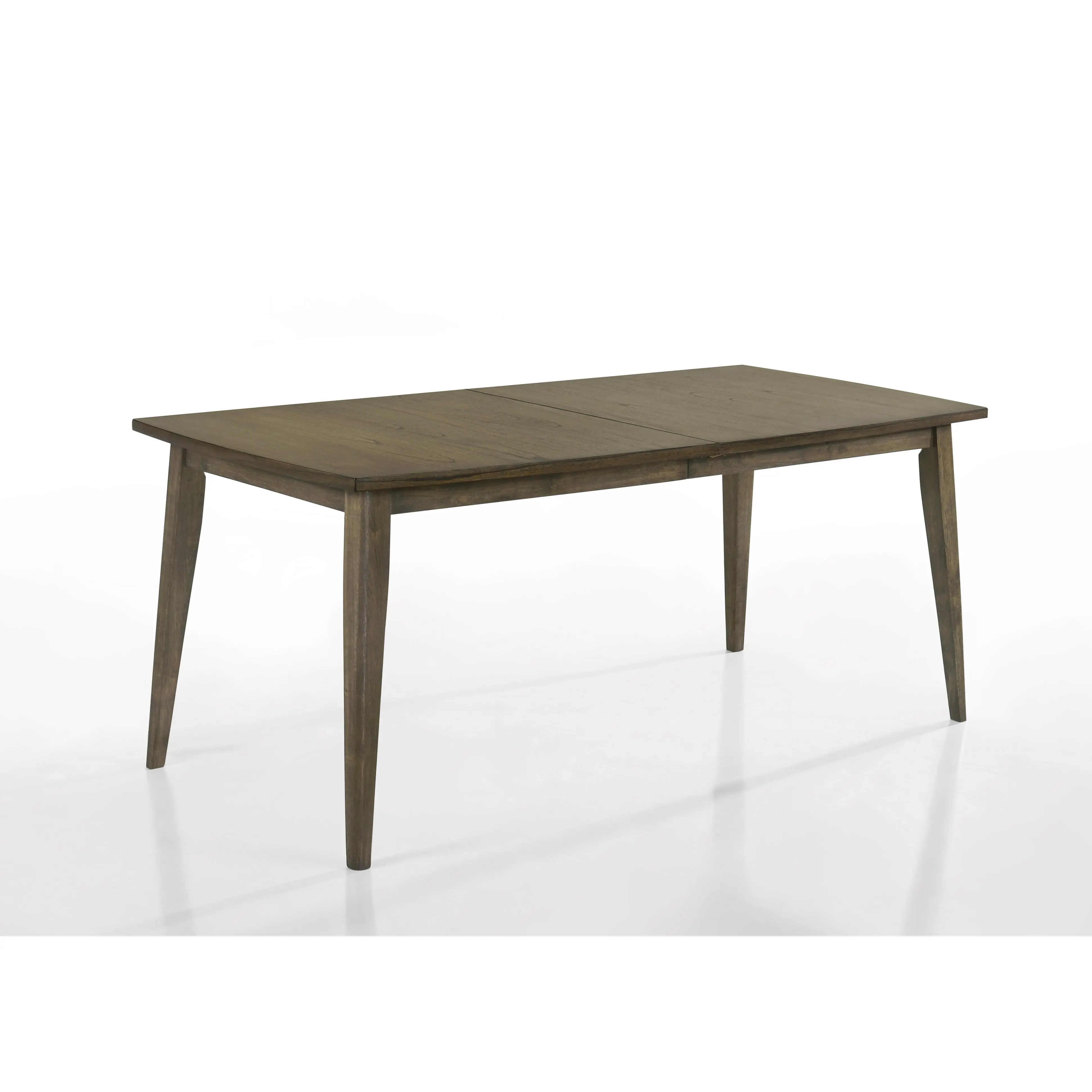 Nokaa 72 Inch Rectangle Dining Table for 6-8 People, Solid Wood & MDF Bistro Table, Vintage Walnut Brown Finish, Split Top, Natural Wood Distressed Pattern, Modern Kitchen Table for Dining Room, 72x35x30 Inches, Brown Color Options