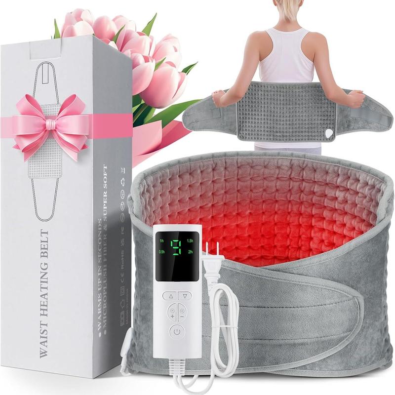 Electric Heating Pad, Menstrual Uterus Waist Body Warmer 9 Heat Level Timer, Multifunctional Heating Blanket for Home Office Winter Cozy Gifts