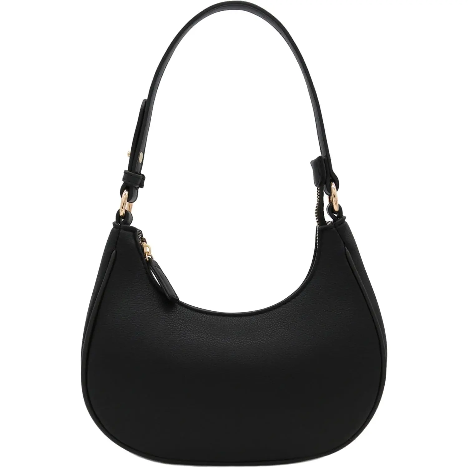 Baby Maternity Crescent Shoulder Bag - Compact Form, Underarm Carry Design, Affordable Black Option (No Extra Cost)