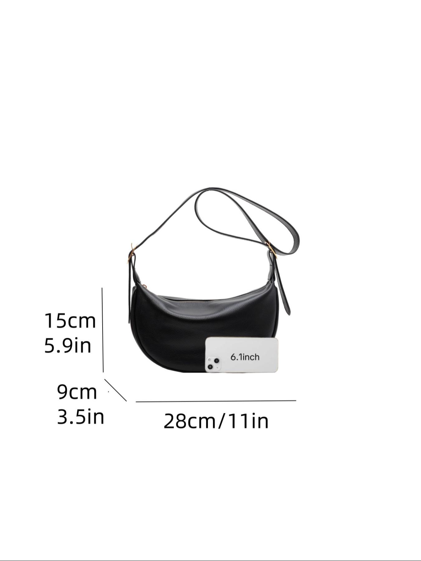 Women's Fashionable Solid Color Shoulder Bag, Casual Versatile Crossbody Bag for Daily Used, Trendy All-match Commuter Bag, Cross Body Bags