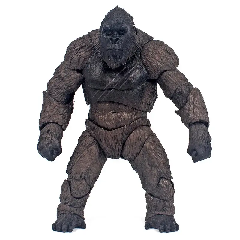 Gorilla Action Figure - 15cm Cartoon Look Model Toy Finished Product, Collectible Gift with Movable Joints