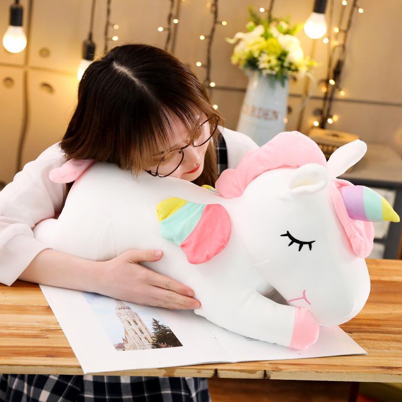 25cm-35CM Kawaii Giant Unicorn Plush Toy Soft Stuffed Unicorn Soft Dolls Animal Horse Toys For Children Pillow Birthday Gifts
