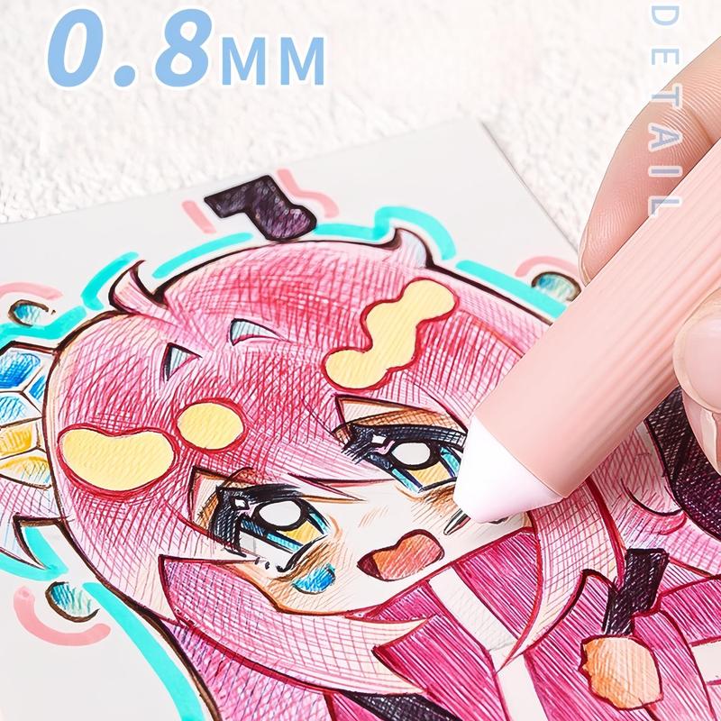 28 Colors Ballpoint Pen Set, 10-in-1 Colored Pens, Fine Point Retractable Ballpoint Pen for Office School Supplies Students Gifts, Colorful Precision Pens, Drawing Pens Set, Art Supplies