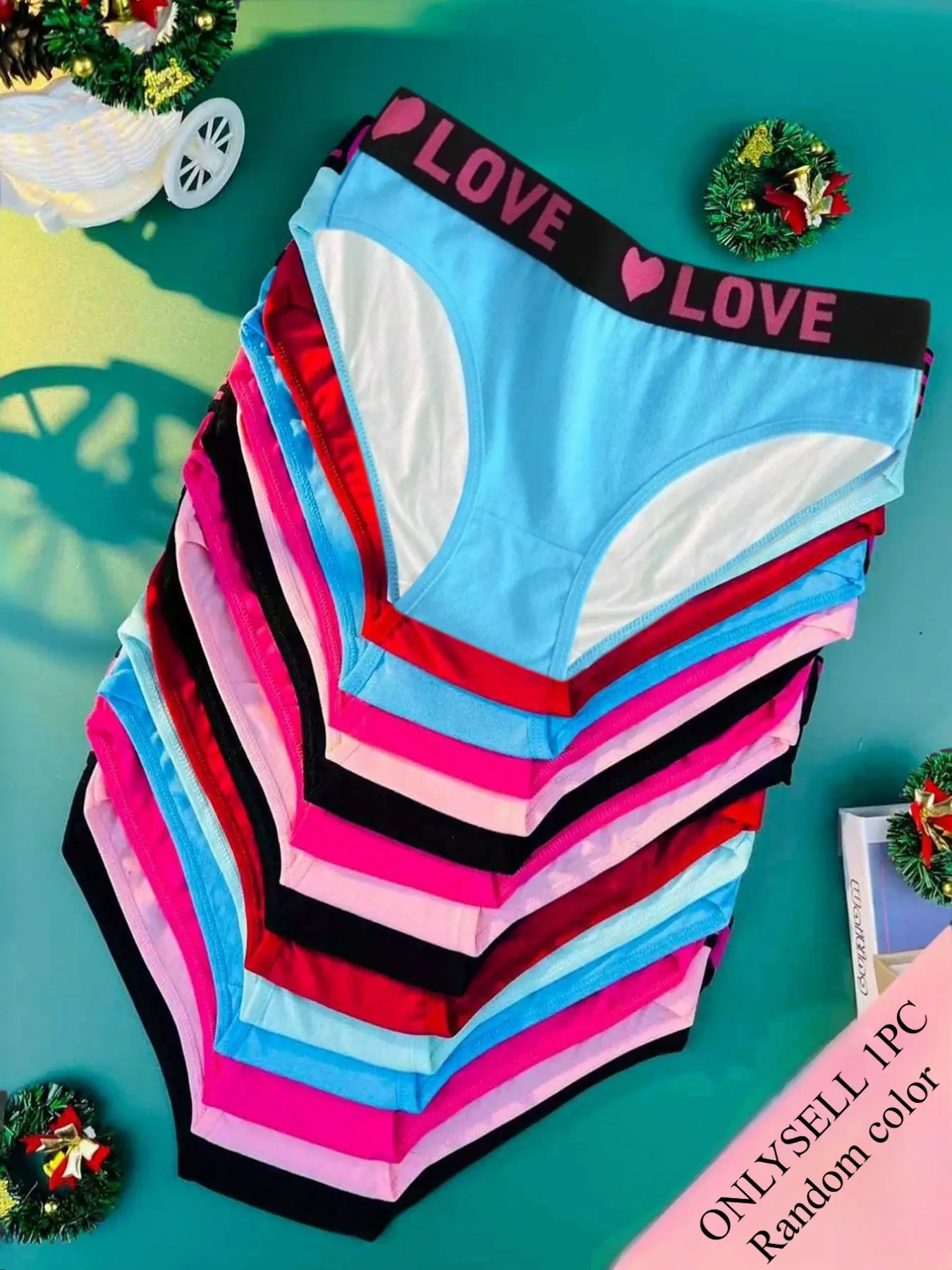 10pcs of Colors Will Be Sent at Random 1pc Soft‑comfortable mid‑rise underwear, breathable and skin‑friendly, multiple colors for free matching, comfortable and stretchy, skin‑hugging design with no see‑through effect