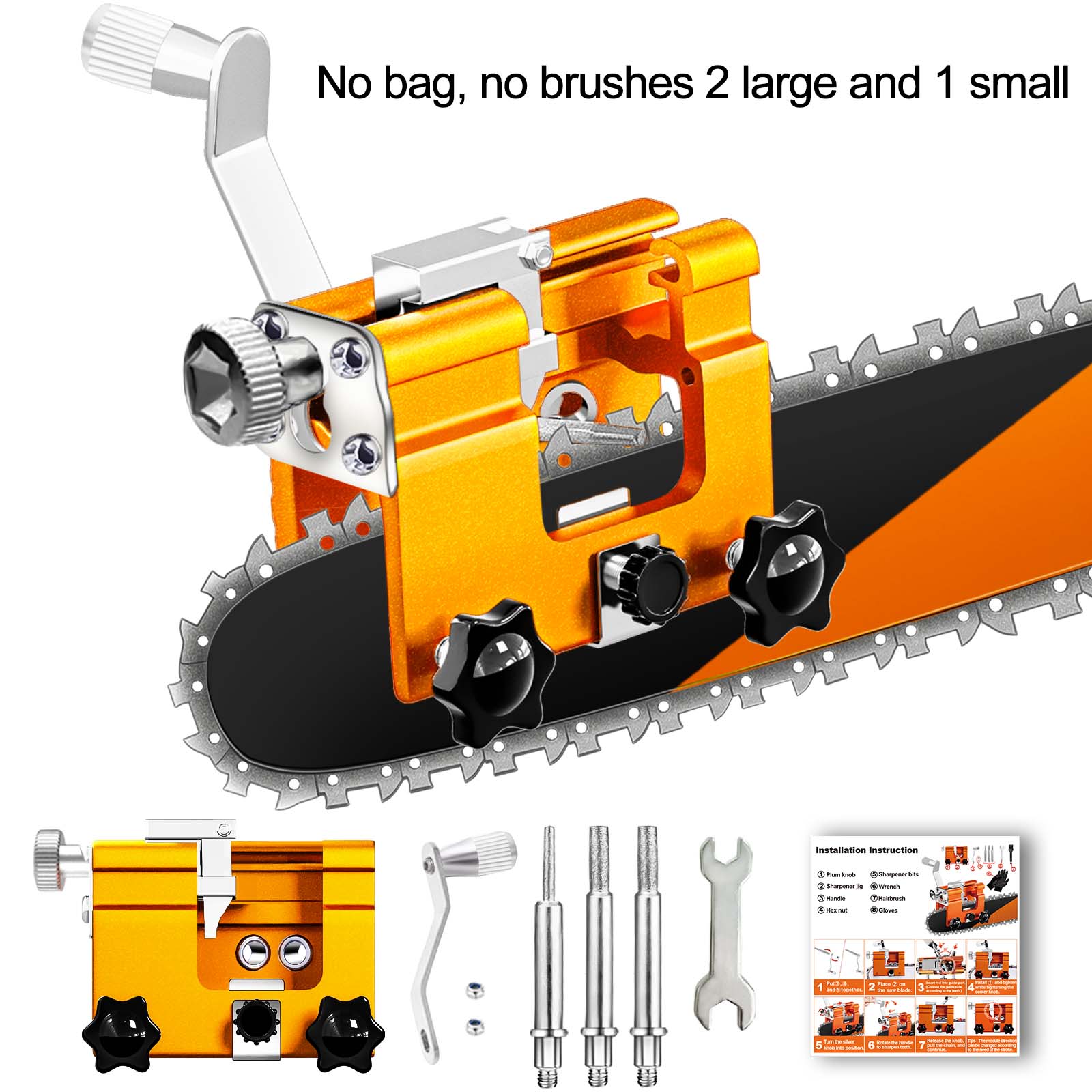Chain Saw Blade Sharpener Kit, 1 Set Manual Sharpening Tool Kit for 4 ...