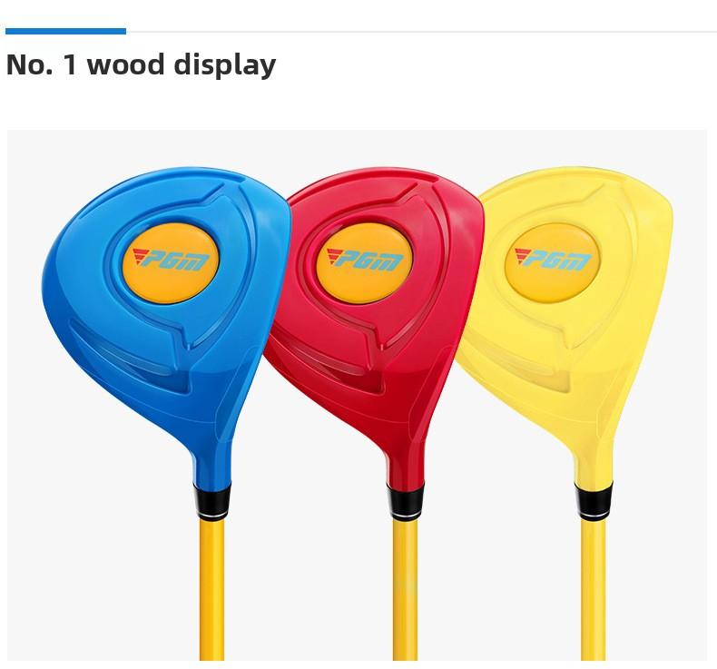 Children's Plastic Golf Club - Driver (No.1 Wood) - Beginner Practice Equipment for Boys and Girls - Ultra-Light Carbon