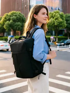 40x30x20cm Travel Backpack, 30L Cabin-Size Lightweight Bag, Flight-Approved Underseat Luggage, Casual Fabric Backpack for Men & Women
