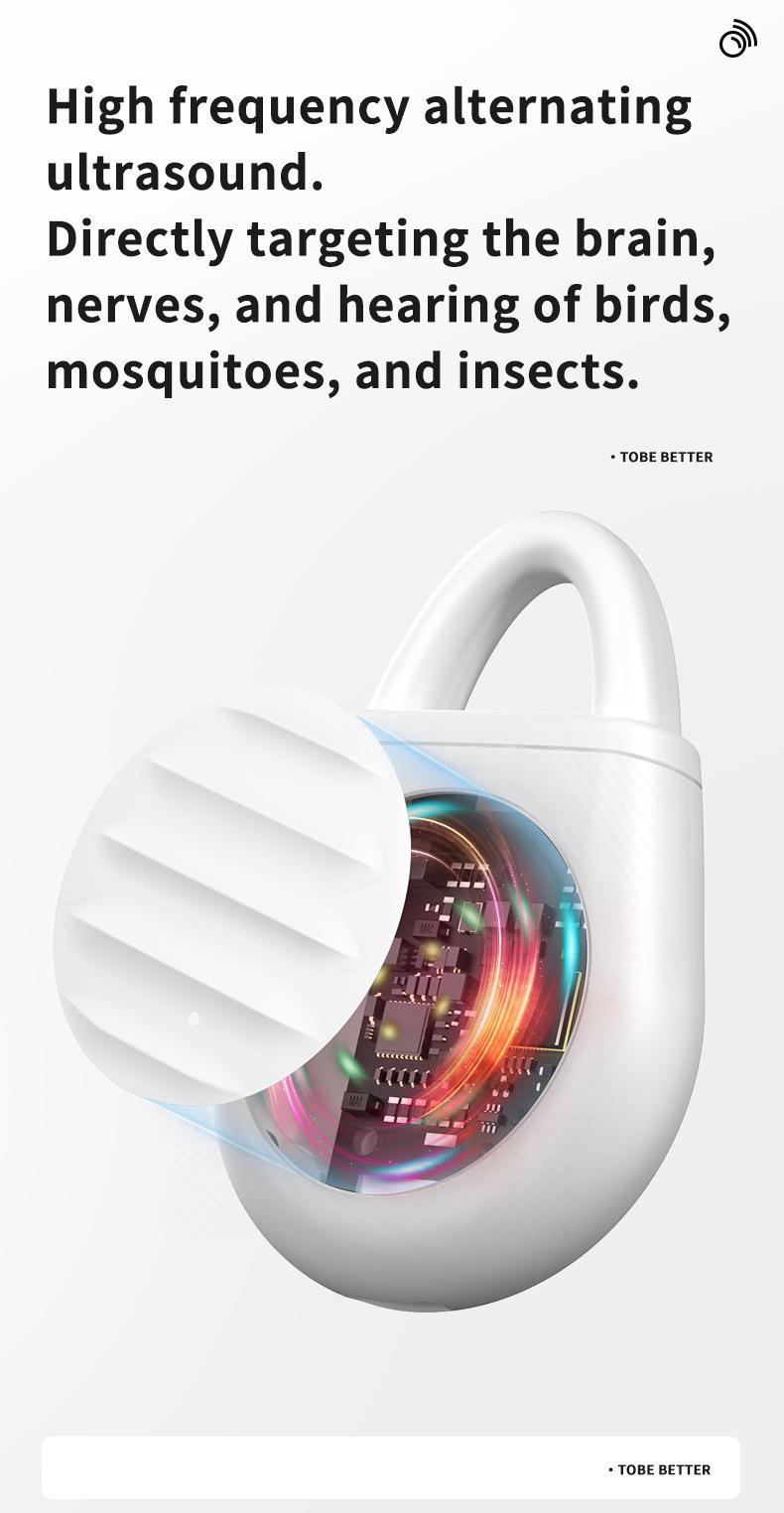 Outdoor new ultrasonic bird repelling artifact, special pigeon repelling bird repelling device for home balcony