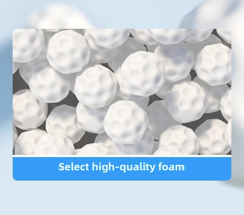 THE WELL KEPT Foam Moonstone Dimple Ball - Stress Relief Toy to Improve Reaction Time & Hand-Eye Coordination