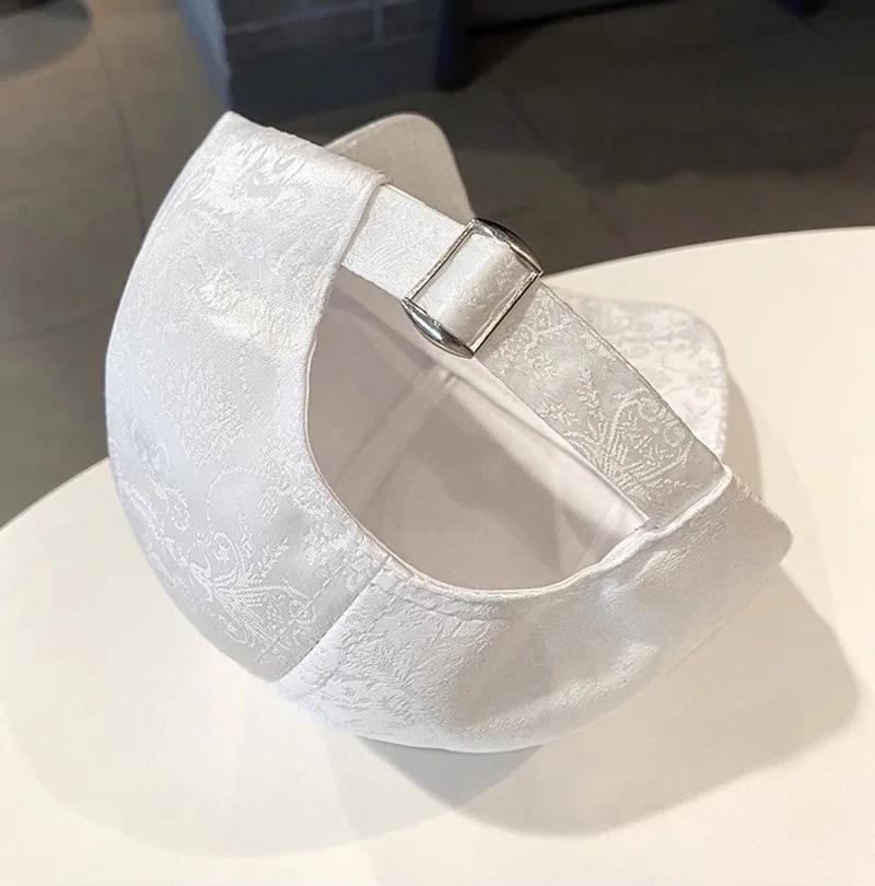 Rhinestone Butterfly Baseball Cap Women's Spring Summer Versatile Sunshade Hat Lace Pattern Baseball Cap