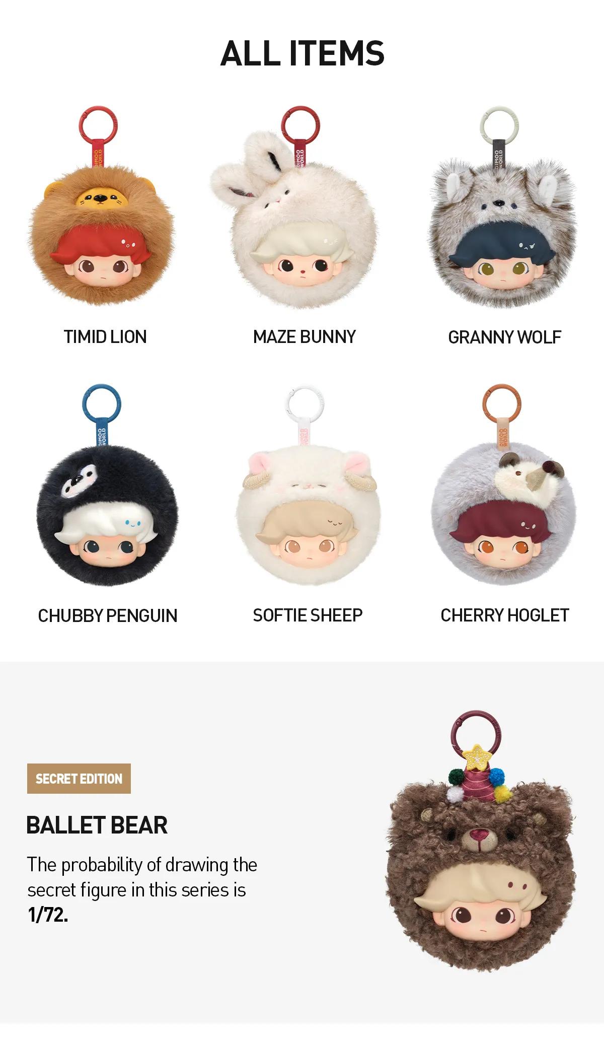 1555. DIMOO The Secret Theatre Club Series - Earphone Case Blind Box