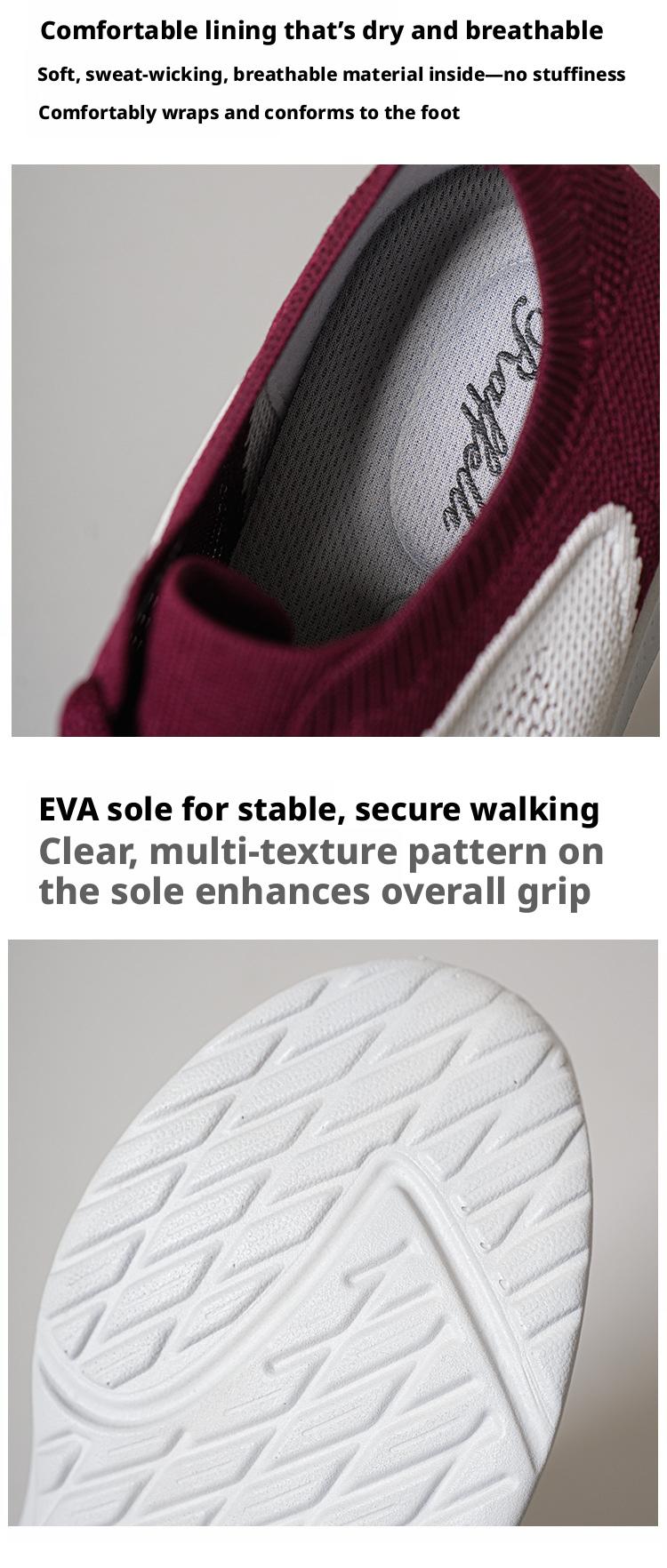 Women's Casual Sneakers Slip-On Ultra-Light Breathable Shoes