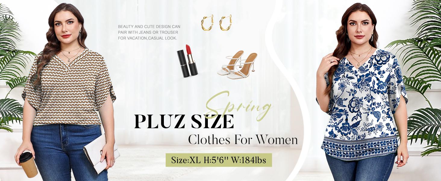 WIHOLL FASHION Womens Summer Tops Short Petal Sleeve Shirts Fashion V Neck Outfits Clothes