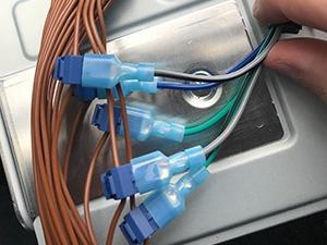 Nilight 120PCS/60 Pairs Quick Splice Disconnect Wire Terminals T-Tap Spade Connectors Blue 16-14 AWG Male Female Fully Insulated Crimp Self-Stripping Kit