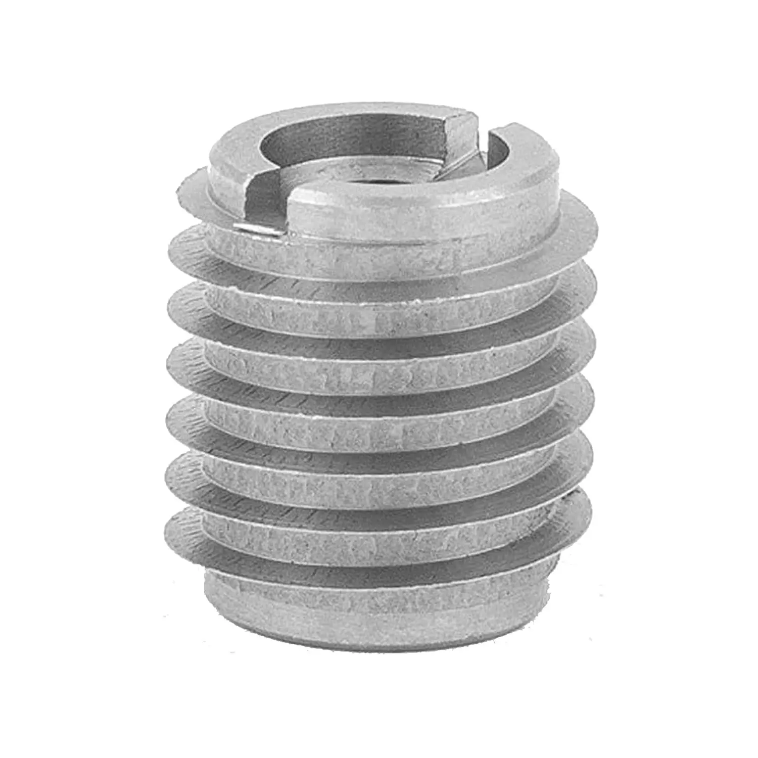 Knife Threaded Insert for Hard-Wood, Stainless Steel Thread Inserts 10-24 Internal Threads, 0.500" Length, Pack of 10