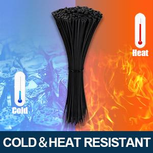 800 Pack Zip Ties Assorted Sizes 4+6+8+10+12 Inch Cable Ties 50lbs Tensile Strength Black Cable Zip Tie Heavy Duty Plastic Tie Wrap Assortment Cord Management for Home,Office,Workshop,Gardening