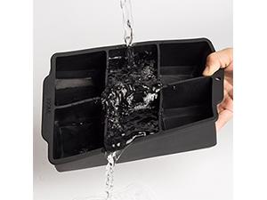 Large Ice Cube Molds Tray with Lid, Stackable Big Silicone Square Ice Cube Mold for Whiskey Cocktails Bourbon Soups Frozen Treats, Whiskey Gifts for Men from Daughter Wife Son Kids