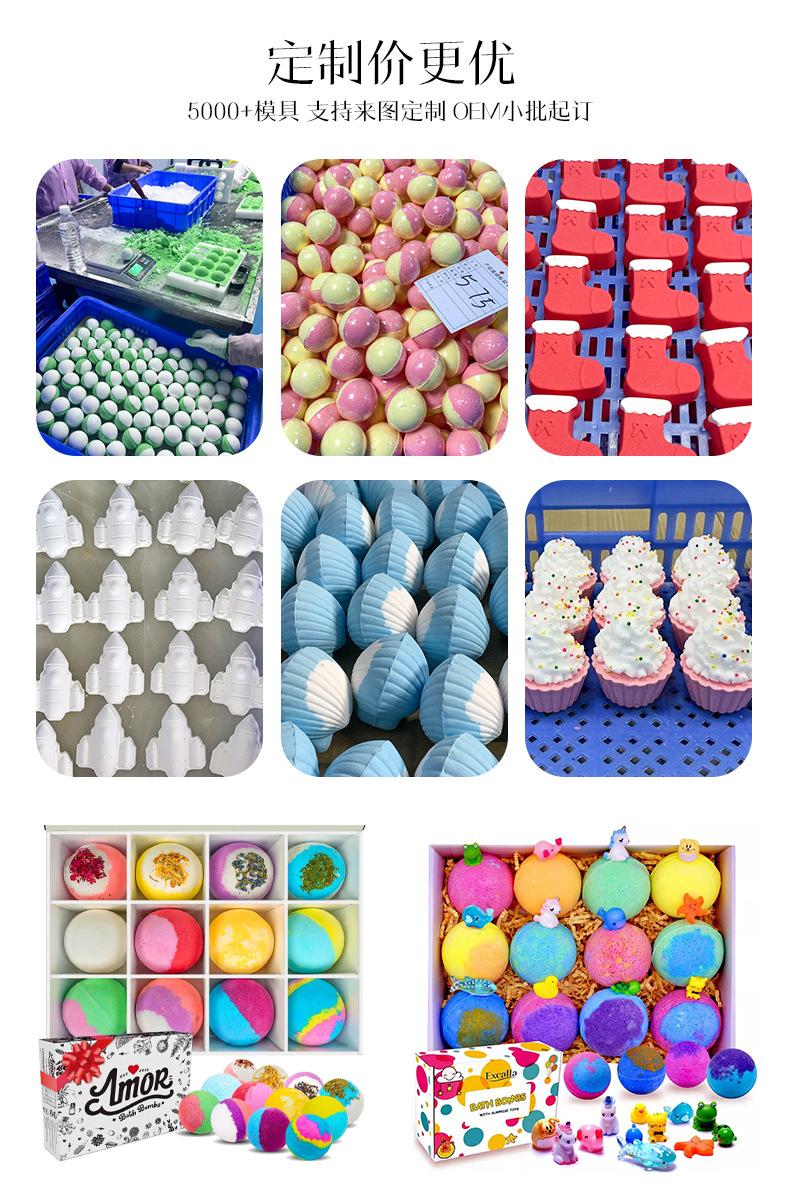 Explosions dinosaur egg bath ball spot wholesale built-in toy bath salt ball gift box essential oil aromatherapy bubble bath.