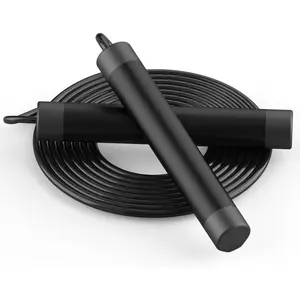 Jump Rope,  jump ropes 1/2 lb Weighted Jump Rope for Boxing, Cardio, Crossfit Workout, 8~10ft Range Adjustable Length Steel Ropes with Ball Bearings and Metal Handles, Jumpropes Suitable for Men