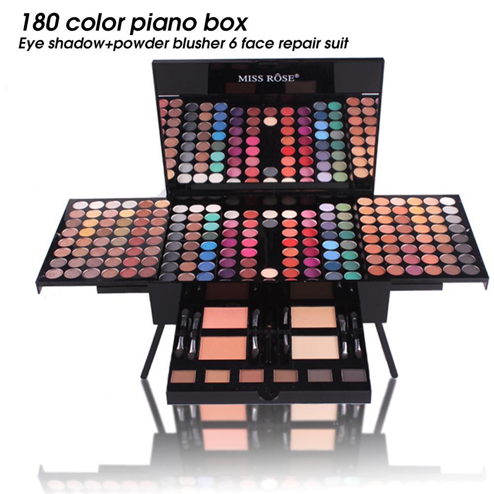 Multicolor Makeup Palette Set, 180-Color Eyeshadow, Blush and Highlighter Palette, Portable Good Girl Cosmetic Palette for Women, Facial Makeup Set, Glam Set, Complete Makeup Kit