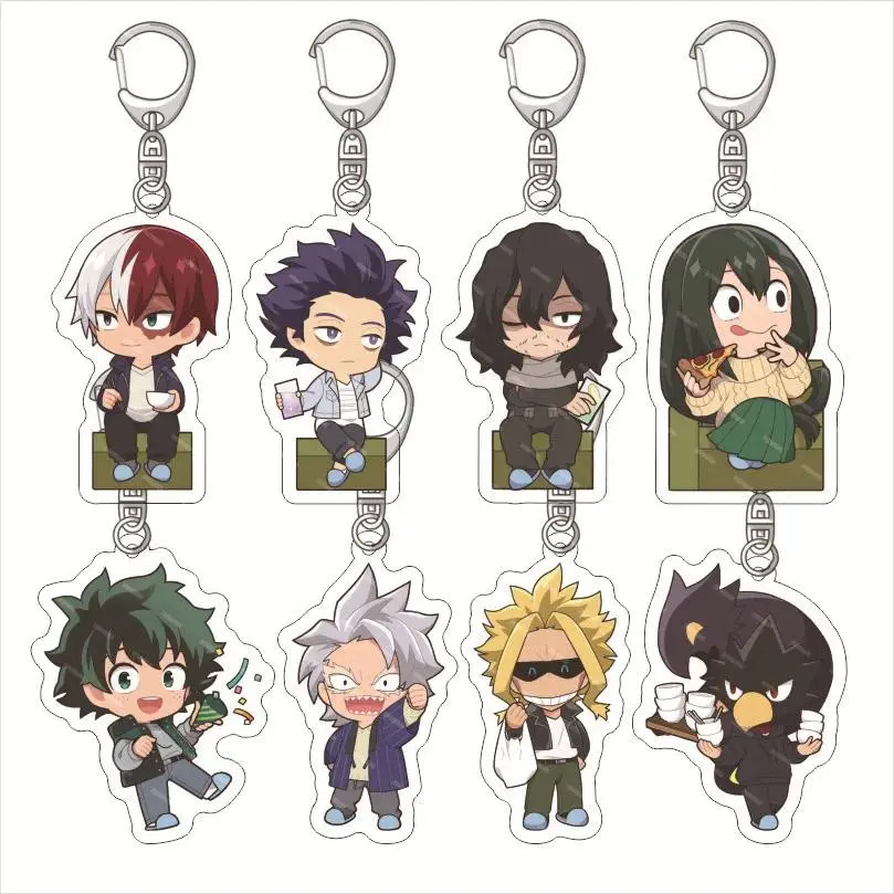 My Hero Academia Acrylic Keychain Jewelry Friends Key Chain Related Products New Creativity Friends Gift Bag Charms Souvenir
