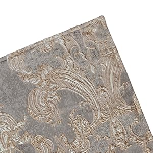 Luxury Placemats Set of 6 for Dining Table, Table Place Mats for Dining Table Room Decorations,-Layer, Non-Slip & Wrinkle Resistant(12 x18 inches, Grey)