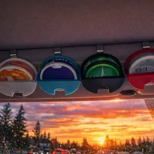 ZYN Hanging Storage Box, Quick-Release Portable Car Organizer for Sedans, Trucks and SUVs.Available in multiple colors, made of non-toxic PLA material.Ideal Father's Day gift, perfect for your boyfriend or husband. Sleek 3D-Printed Holster  pouch