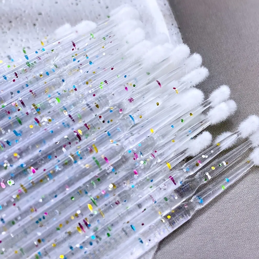 100pcs Micro Brush Mascara Wands Applicator Lash Removing Swab Microbrush Eyelash Extension Makeup brushes Tools Eye Makeup Accessories