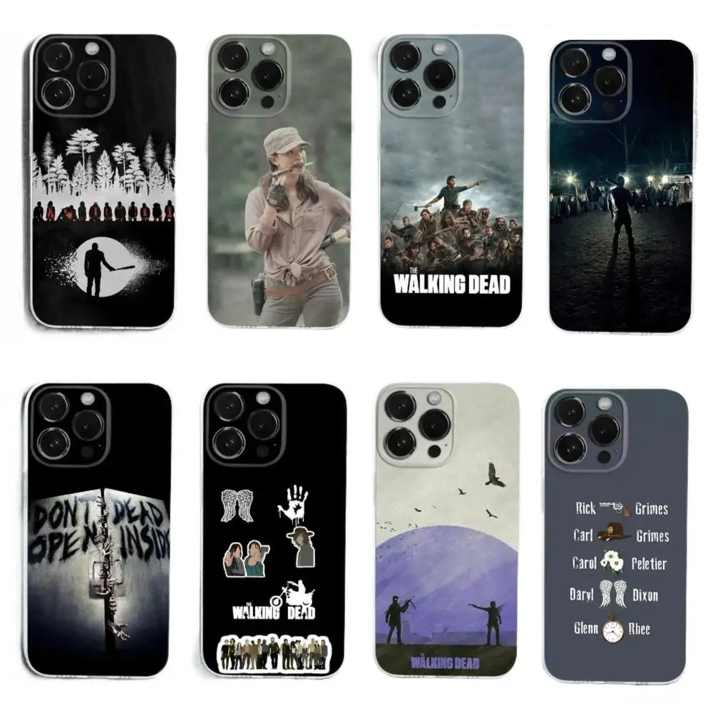 The Walking Dead Smartphone Case, Handheld Cellphone Shell Compatible with iPhone 11-17 Pro Max/Plus and Samsung Galaxy S23-25 Devices, Casing