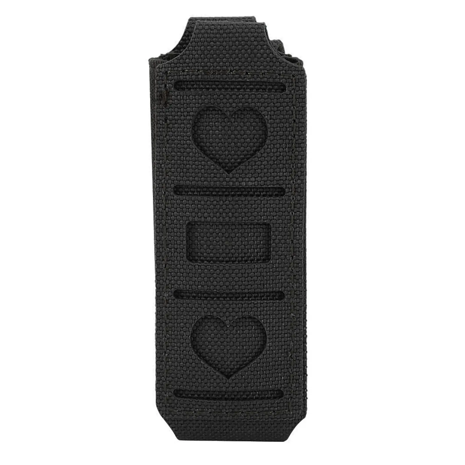 Molle Single Mag Pouch Waist Belt Tool Pouch Flashlight Holster Black