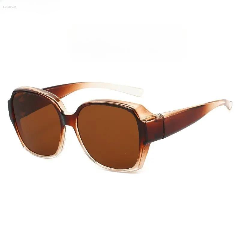 4-Pack Oversized Fit Over Polarized Sunglasses for Men Women – UV400 Protection Large Square Frame Over Glasses Sunglasses, Anti-Glare Shades for Driving Outdoor Travel Daily Wear