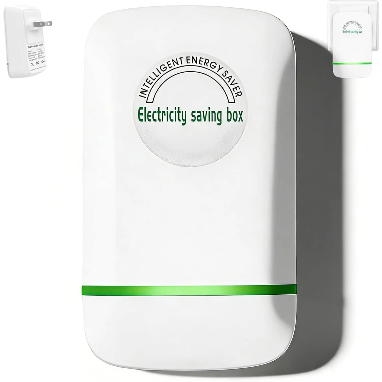 2026 Upgraded Power Factor Saver, High-Grade Flame-Retardant ABS Design, Advanced Thermoregulation, Surge Protection, 90V-250V 28KW Heavy-Duty Performance, Hot Swappable Plug & Play, Ideal Gift for Every Household (Home & Office Use), Housewarming