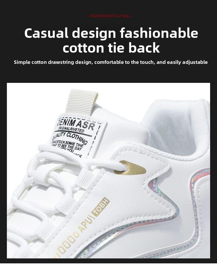 Men's Non-Slip Soft Sole Casual Sneakers, Comfortable Closed Toe Athletic Trainers for Men Outdoor Activities & Daily Walking