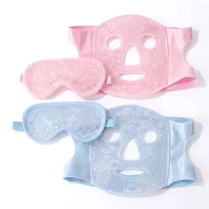 Soothing Ice Face Mask For Puffiness Relief Hot Cold Compress Eye Mask Reduces Dark Circles Ultra Soft Comfort Sleep Aid Post Surgery Recovery