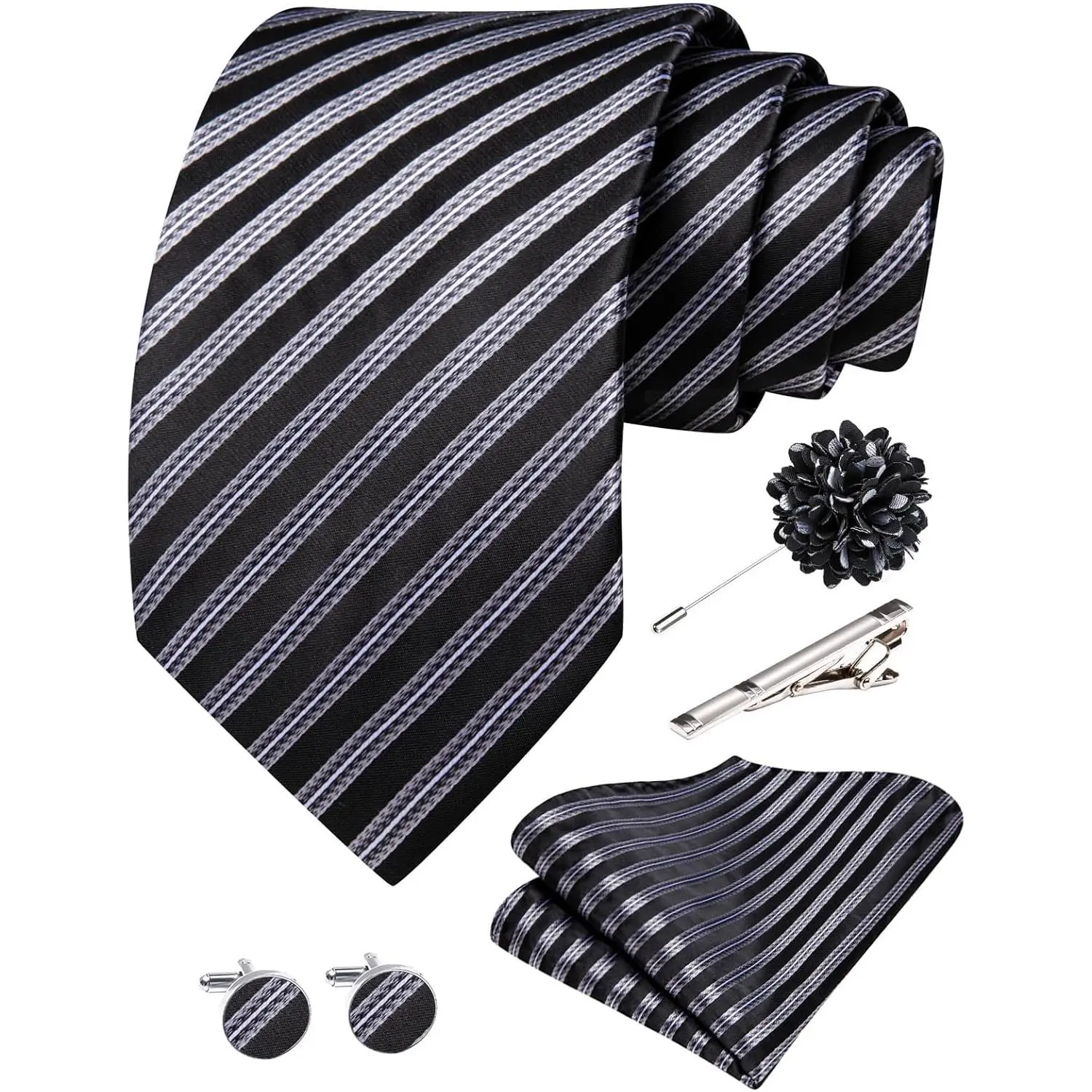 Black and Sliver