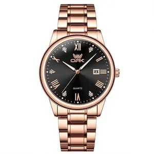 Men’s Quartz Dress Watch, 2 Styles Minimal Ultra-Thin Dial / Roman Numeral Crystal Date Dial, Leather & Stainless Steel Multi-Color Band Casual Business Wristwatch